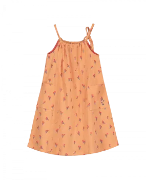 LETTER TO THE WORLD PEACH THERMAL TULIP PRINTED JUMPER [FINAL SALE]