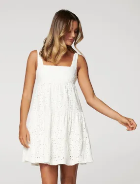 Liberty Broderie Babydoll Dress