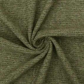 Light Olive-Gray-Green Texture Stretch Thermal Knit Fabric