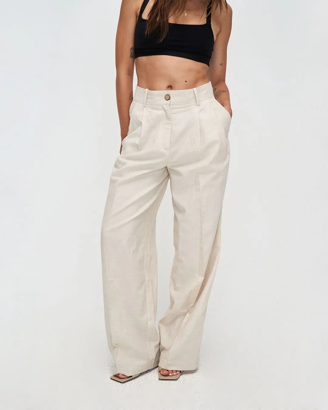light pants - patty palazzo
