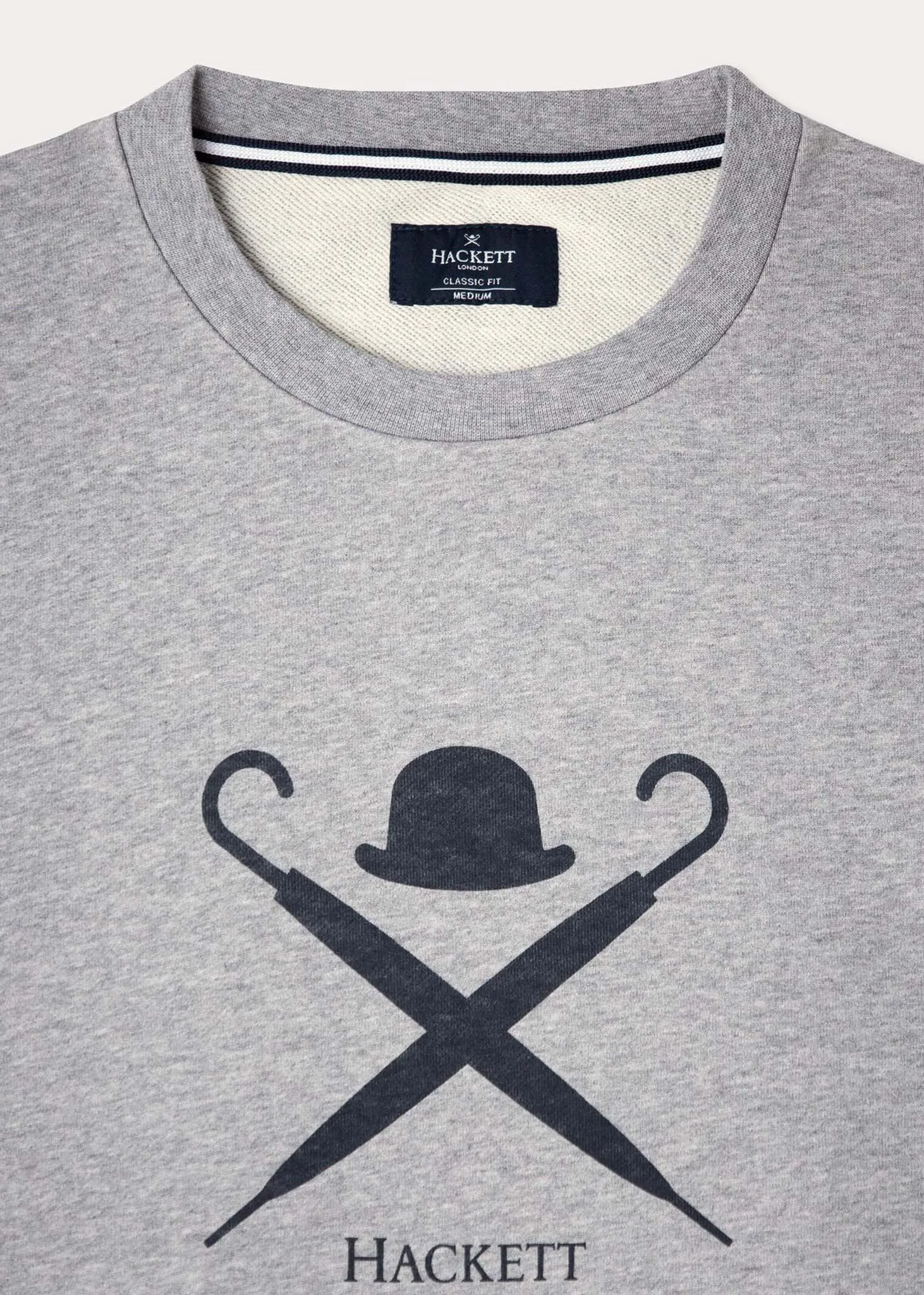 Logo sweatshirt - light grey marl