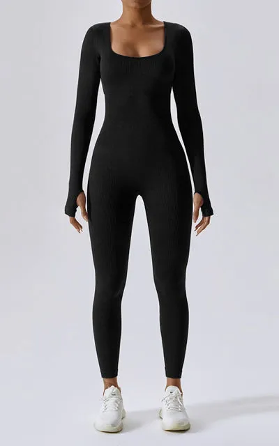 Long Sleeve Snatching Jumpsuit 399