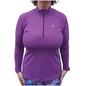 Long Sleeved Base Layer - Vivid Purple
