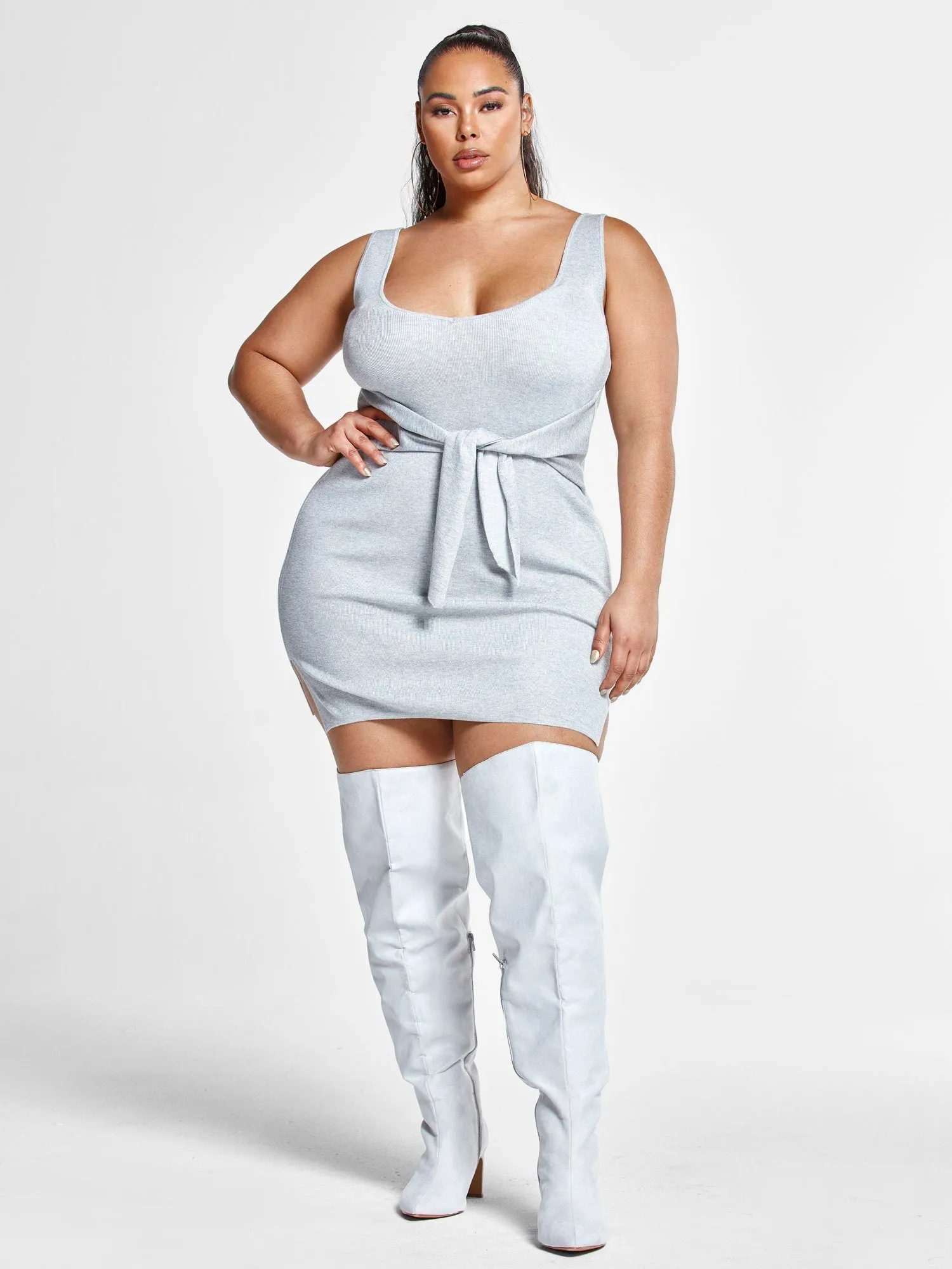 Lorna Tie Front Tank Dress