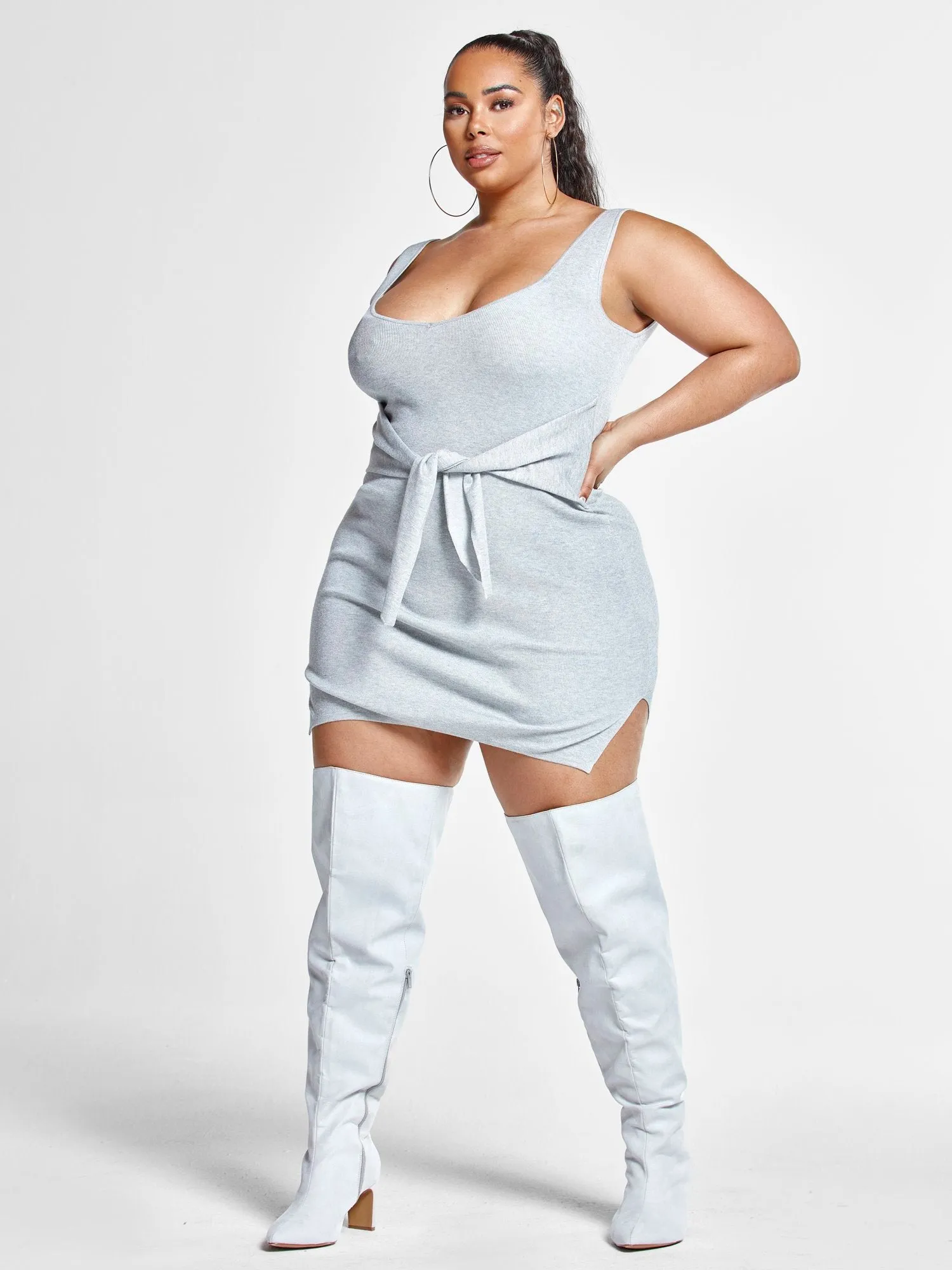 Lorna Tie Front Tank Dress
