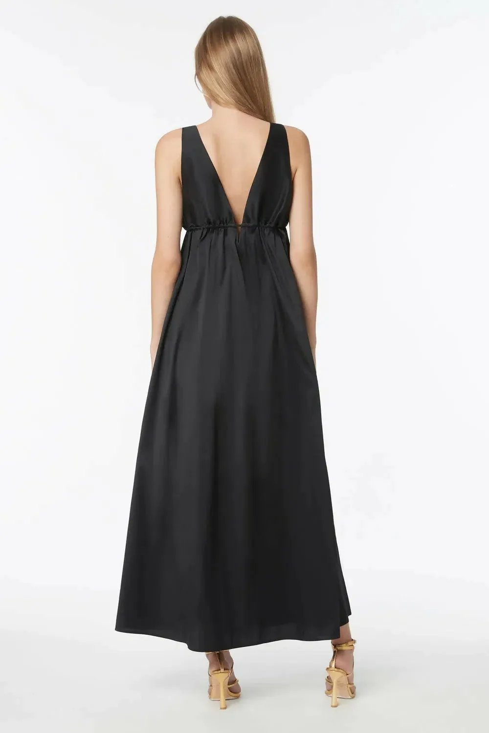 Manning Cartell Fantasy Island Maxi Dress Black Size AU 12