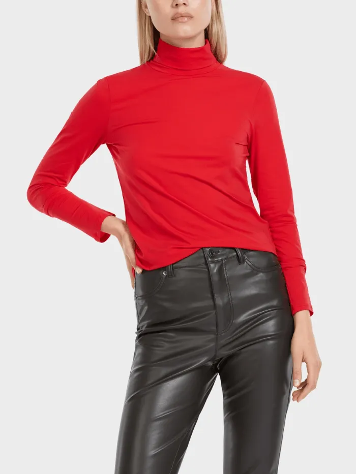 Marc Cain Collections Jumper With Roll Neck In Red VC 48.54 J03 COL 270