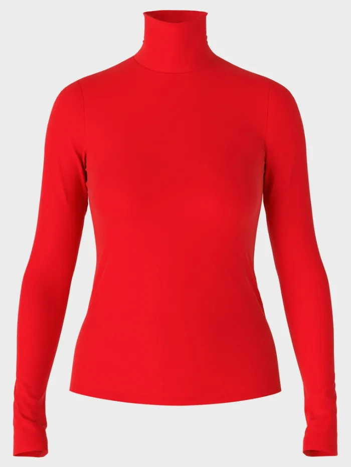 Marc Cain Collections Jumper With Roll Neck In Red VC 48.54 J03 COL 270