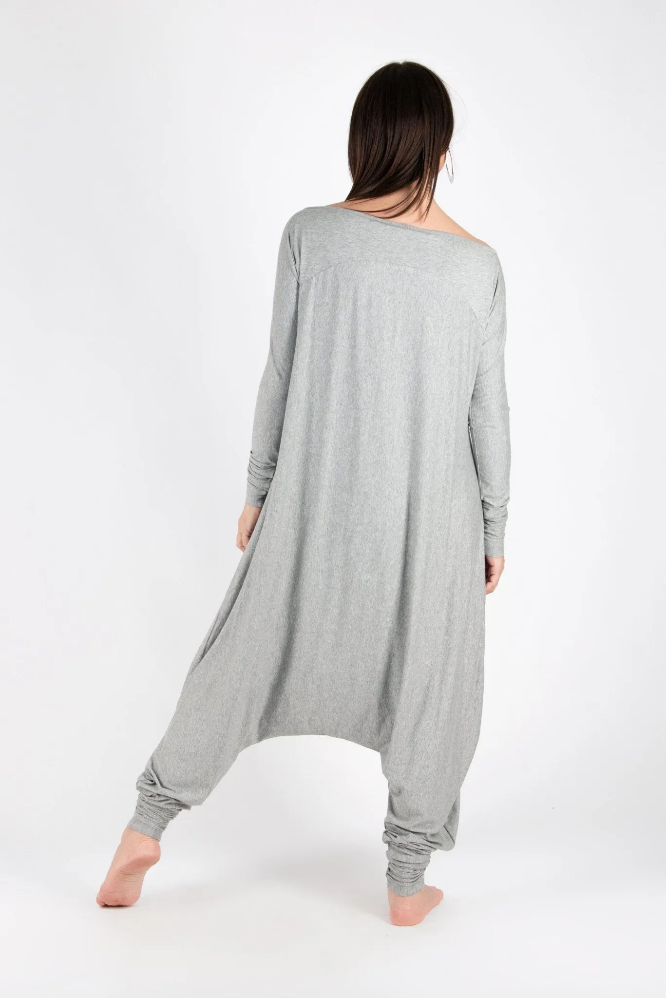 MARLA Long Sleeve Summer Harem Jumpsuit