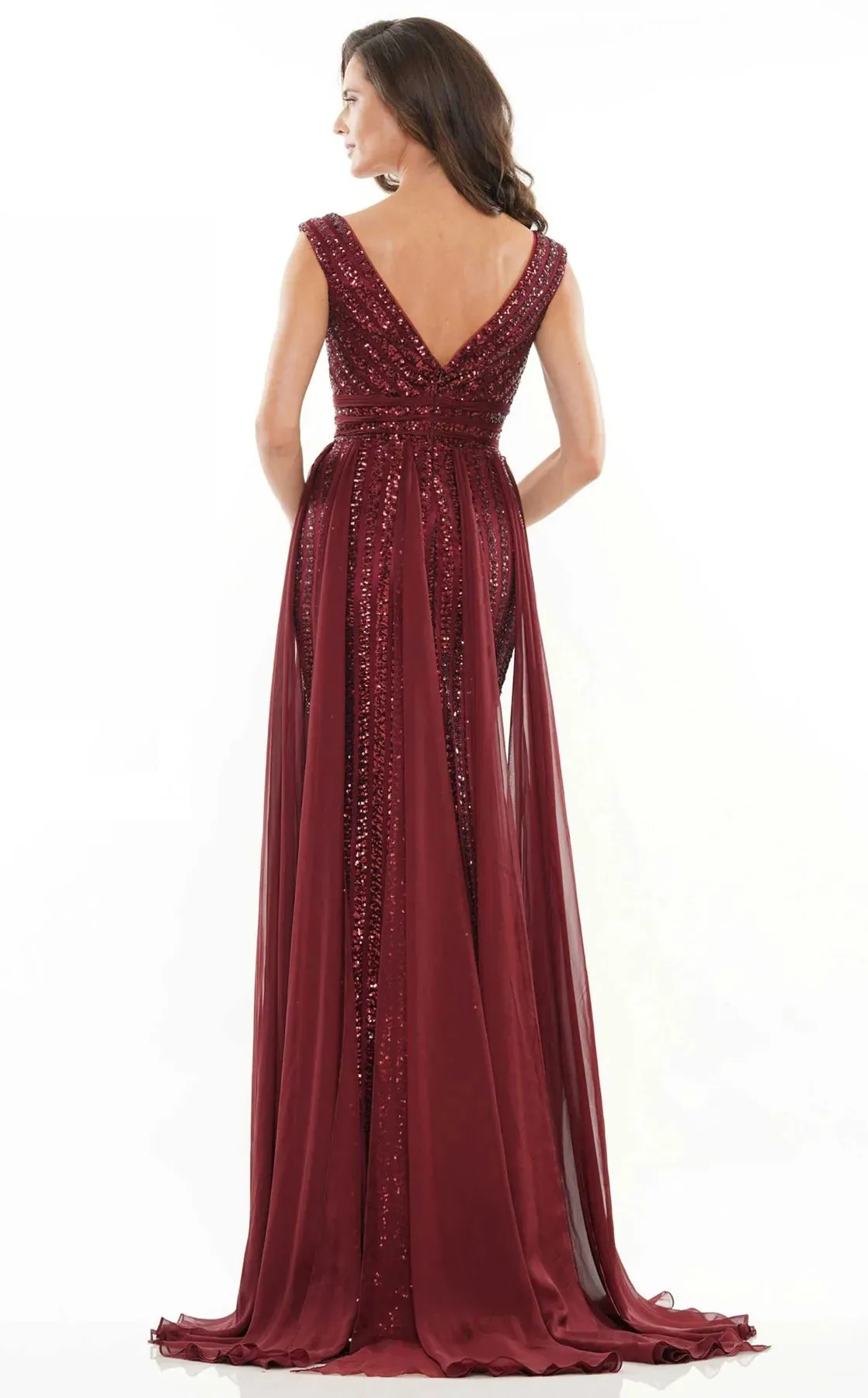 Marsoni M314 Size 18, 24 Green Colors Dress Sequin Mother Of Dress A Line Chiffon Formal Evening Gown