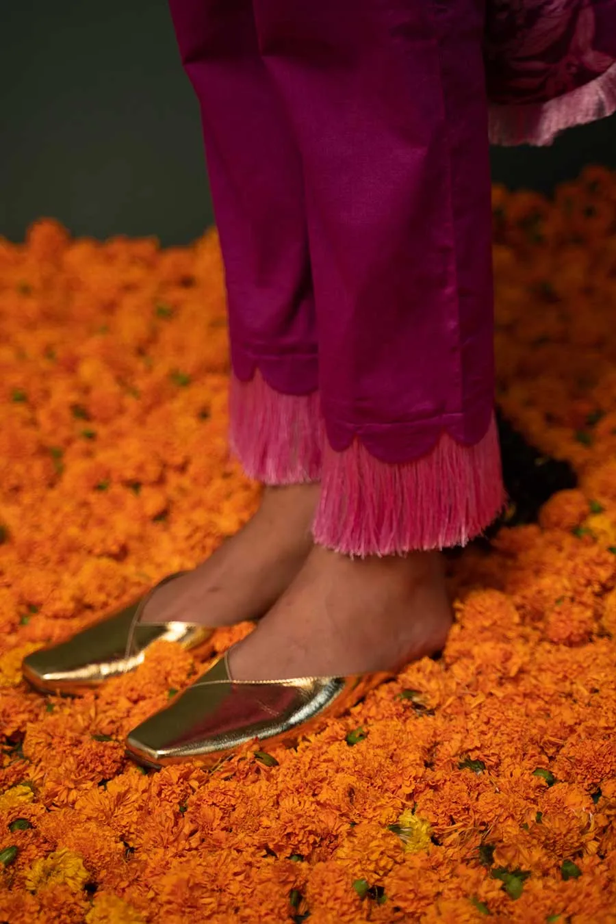 Masakali Magenta Short Kurta Set