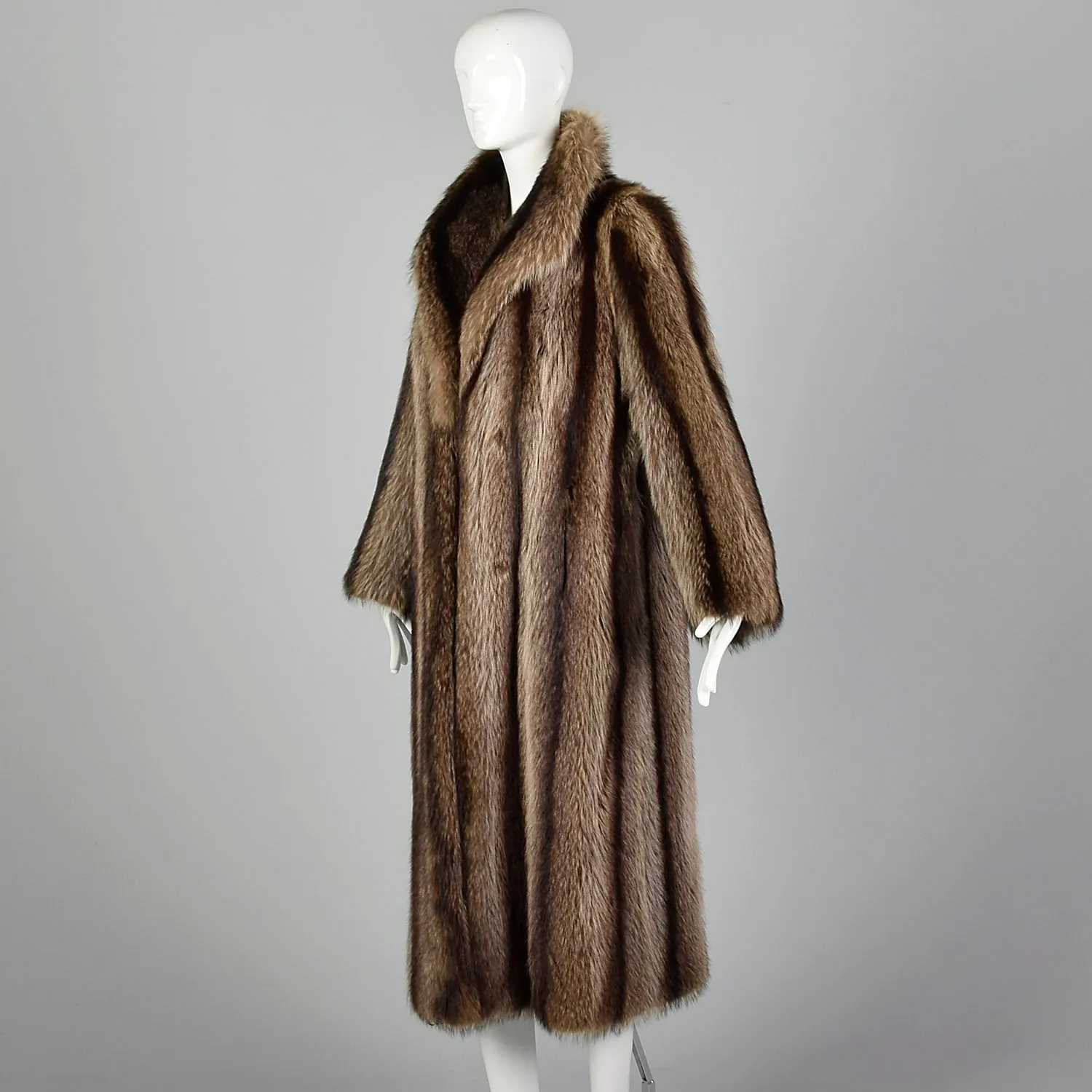 Medium 1970s Raccoon Fur Coat
