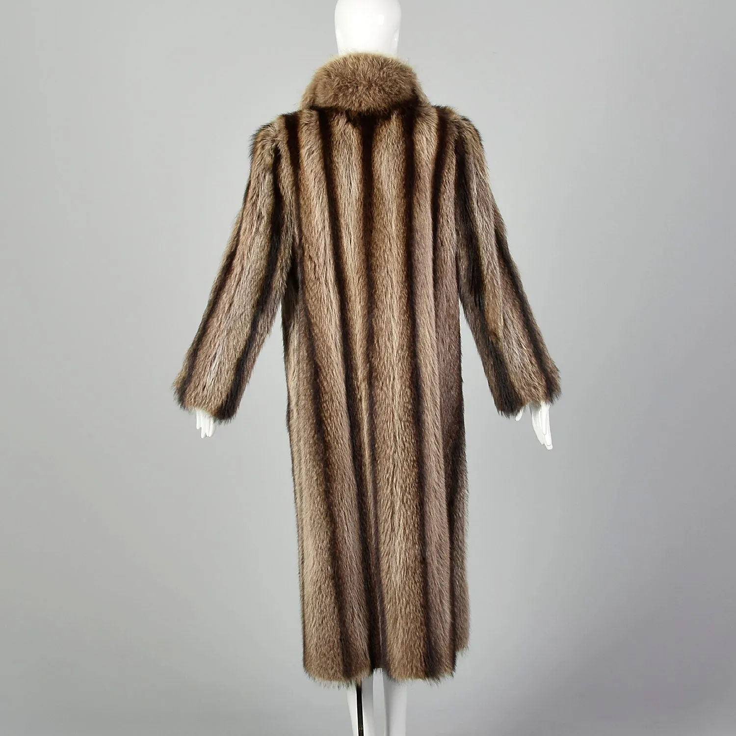 Medium 1970s Raccoon Fur Coat
