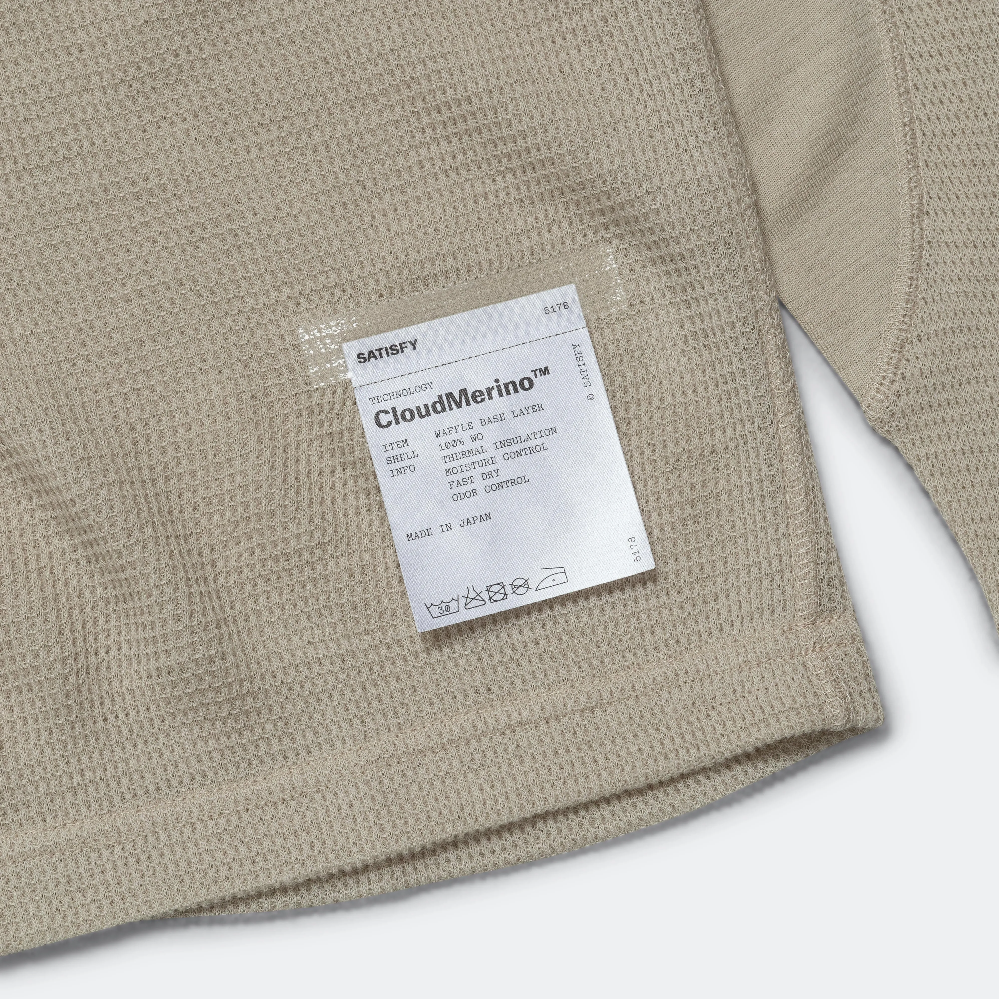 Mens CloudMerino™ Waffle Base Layer - Peyote