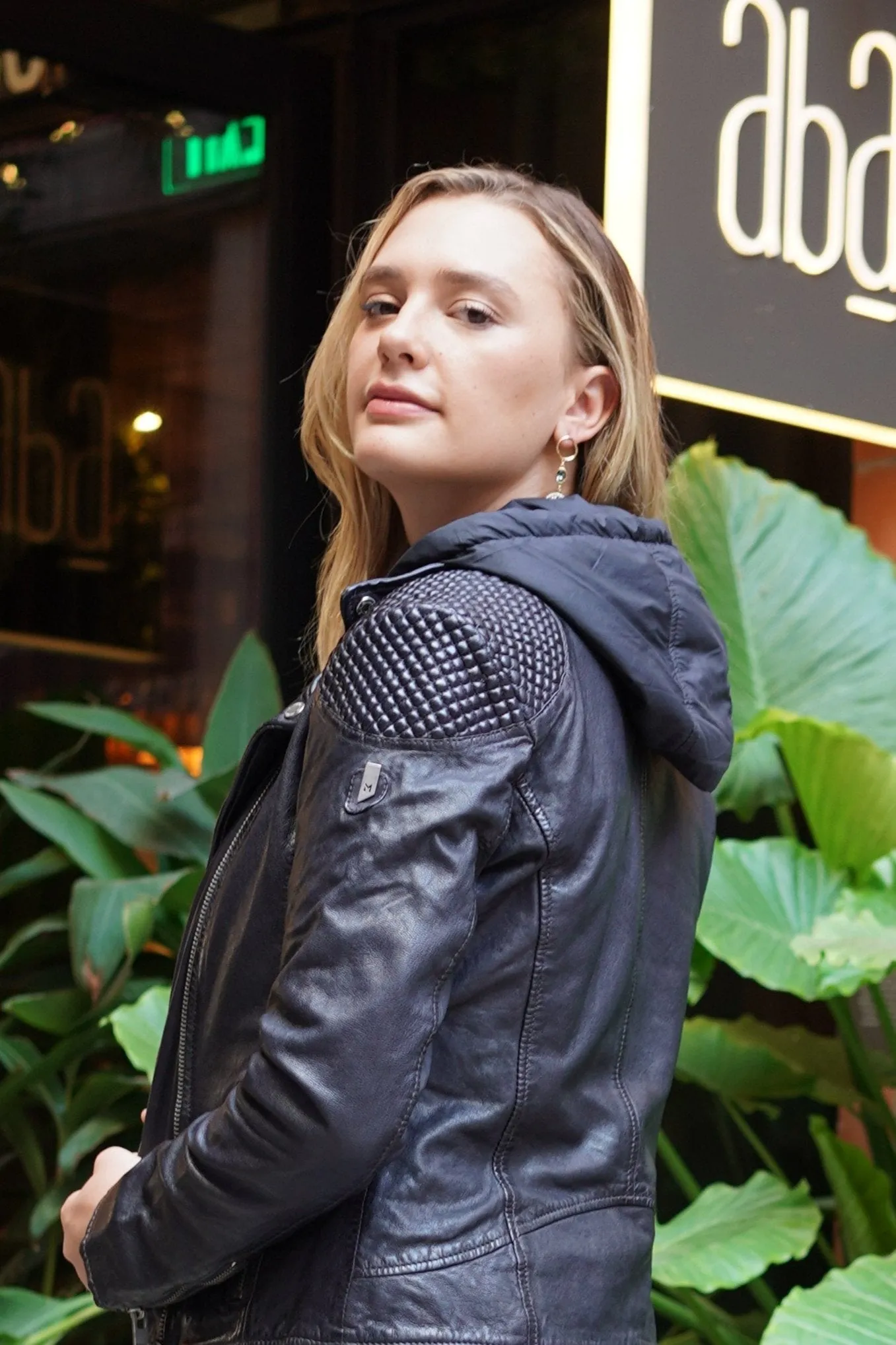 Midnight Leather Moto Jacket