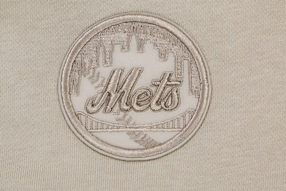MLB NEW YORK METS NEUTRAL WOMEN'S CREWNECK (TAUPE)