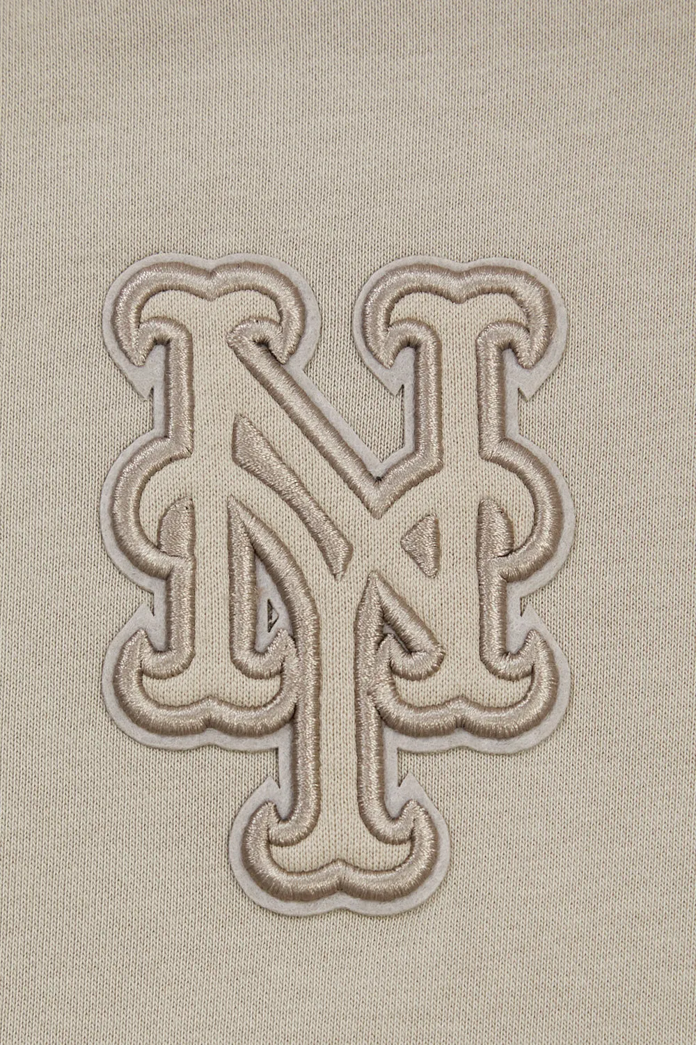 MLB NEW YORK METS NEUTRAL WOMEN'S CREWNECK (TAUPE)
