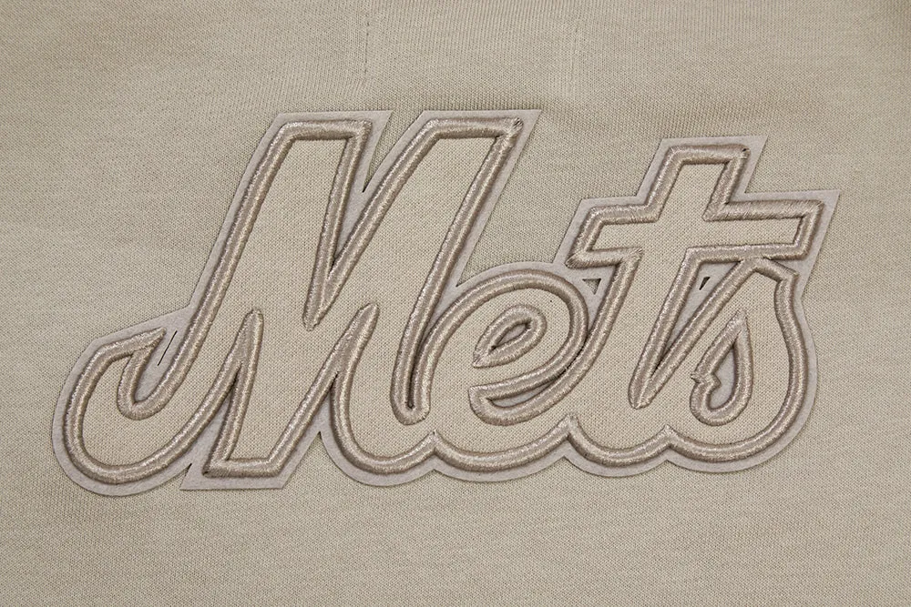 MLB NEW YORK METS NEUTRAL WOMEN'S CREWNECK (TAUPE)