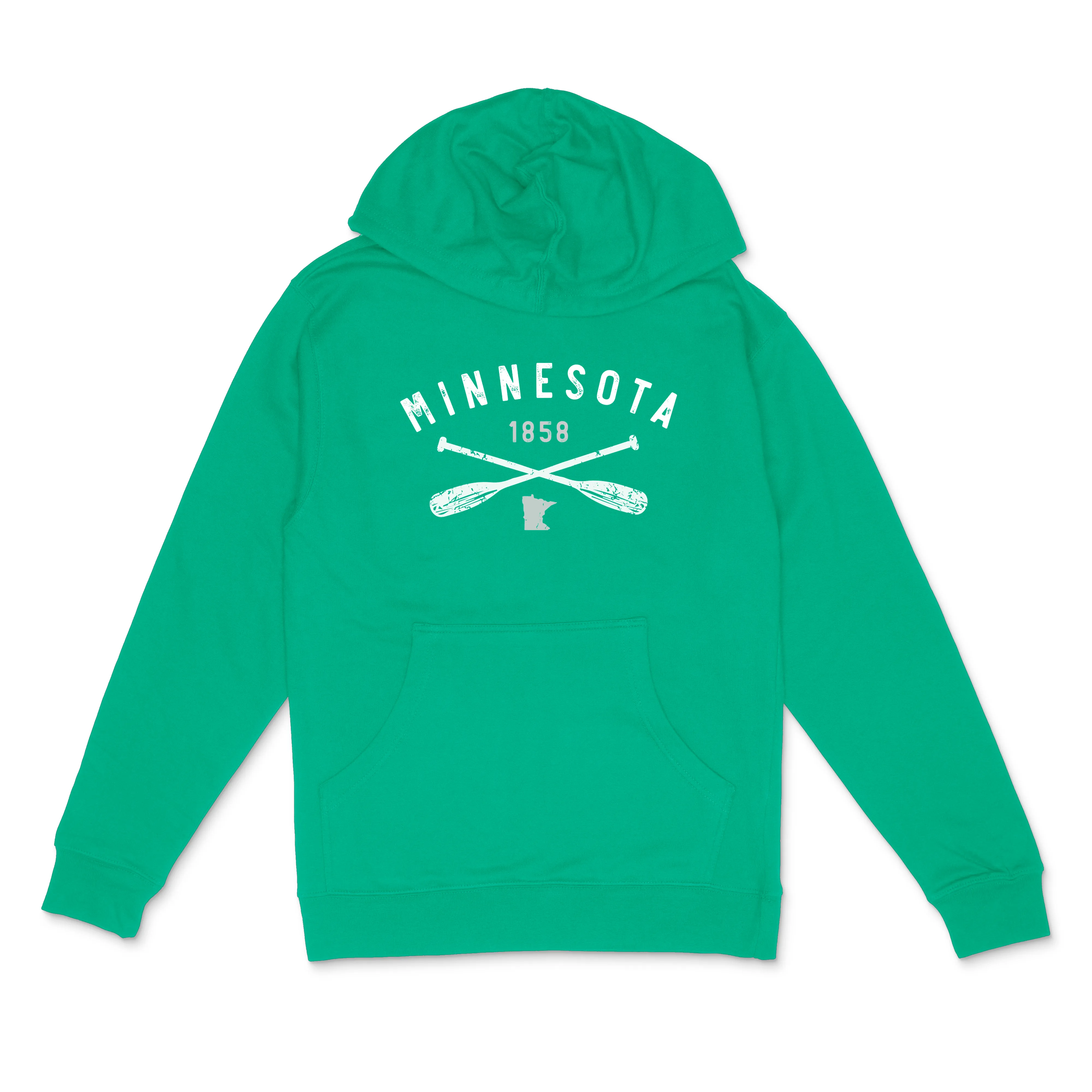 MN124 Midweight Hooded Sweatshirt