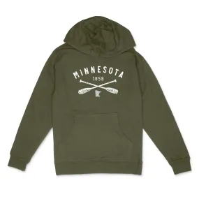 MN124 Midweight Hooded Sweatshirt
