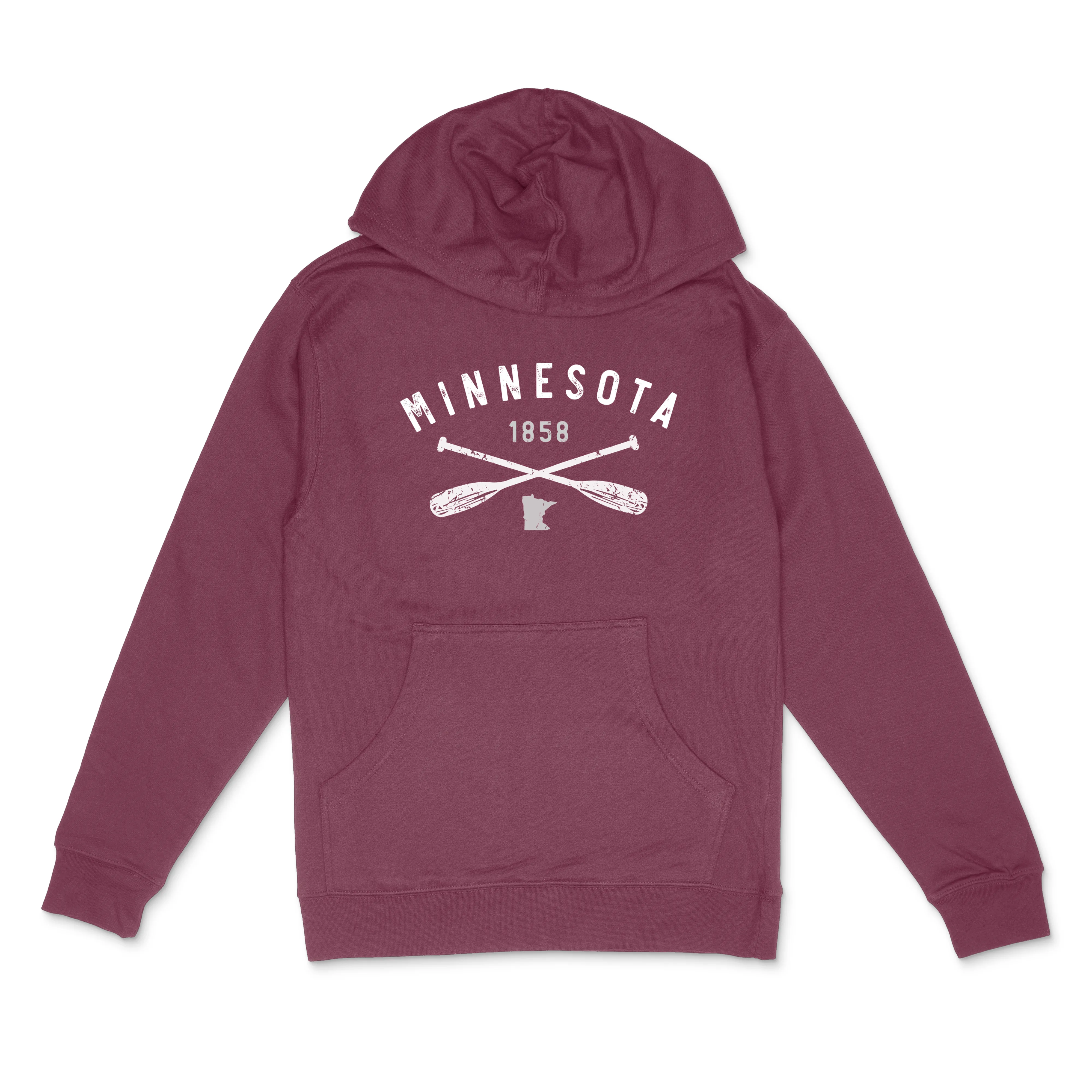 MN124 Midweight Hooded Sweatshirt