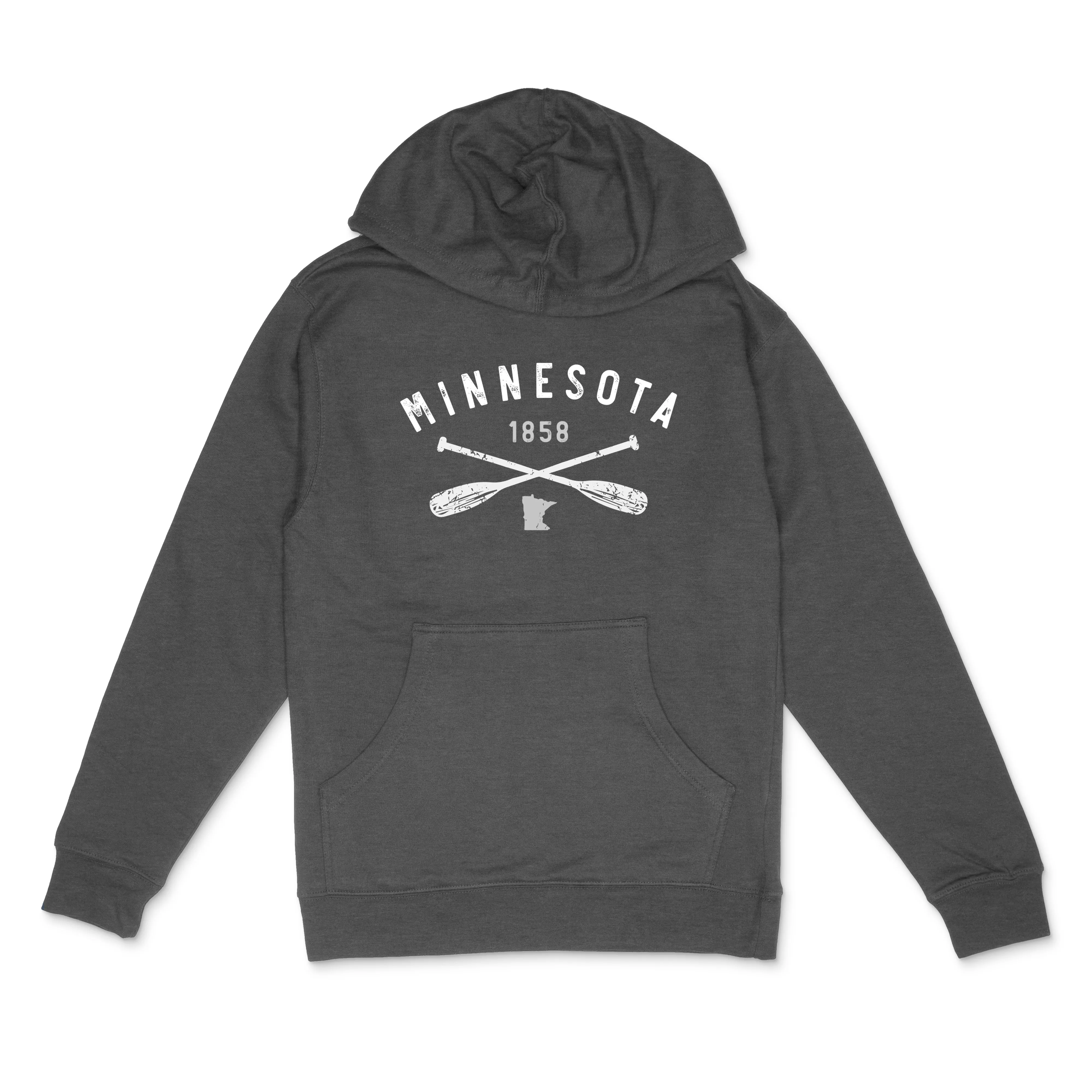 MN124 Midweight Hooded Sweatshirt