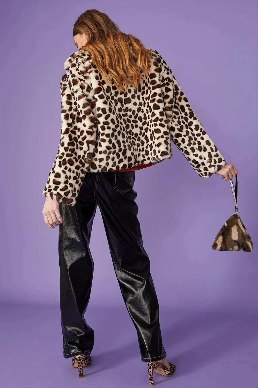 Mocha Faux Fur Jacket
