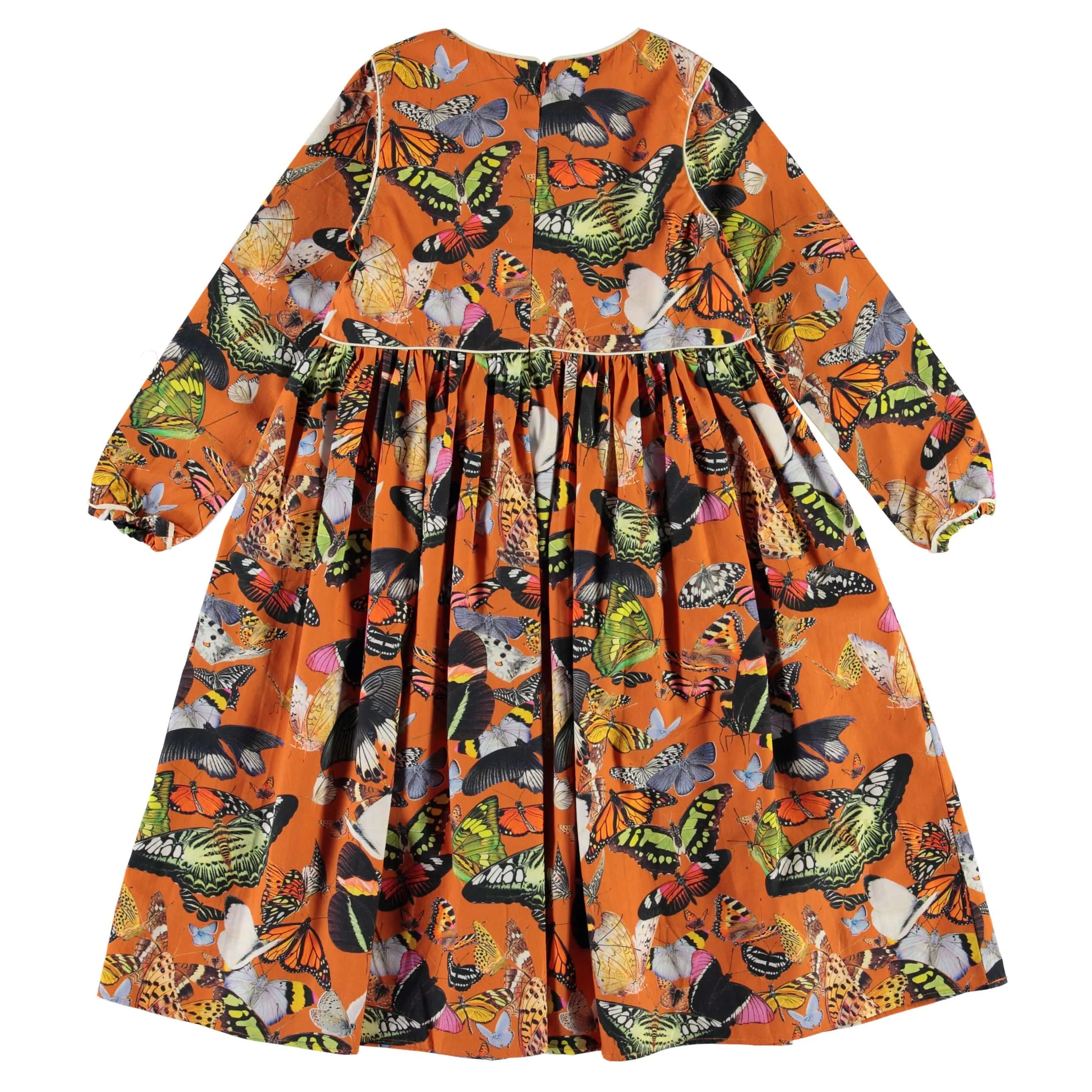 Molo Papillon Orange Cassiopeia Girls Dress
