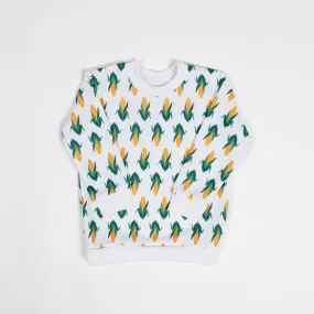 Mom & Me White Corn Crewneck - Kids