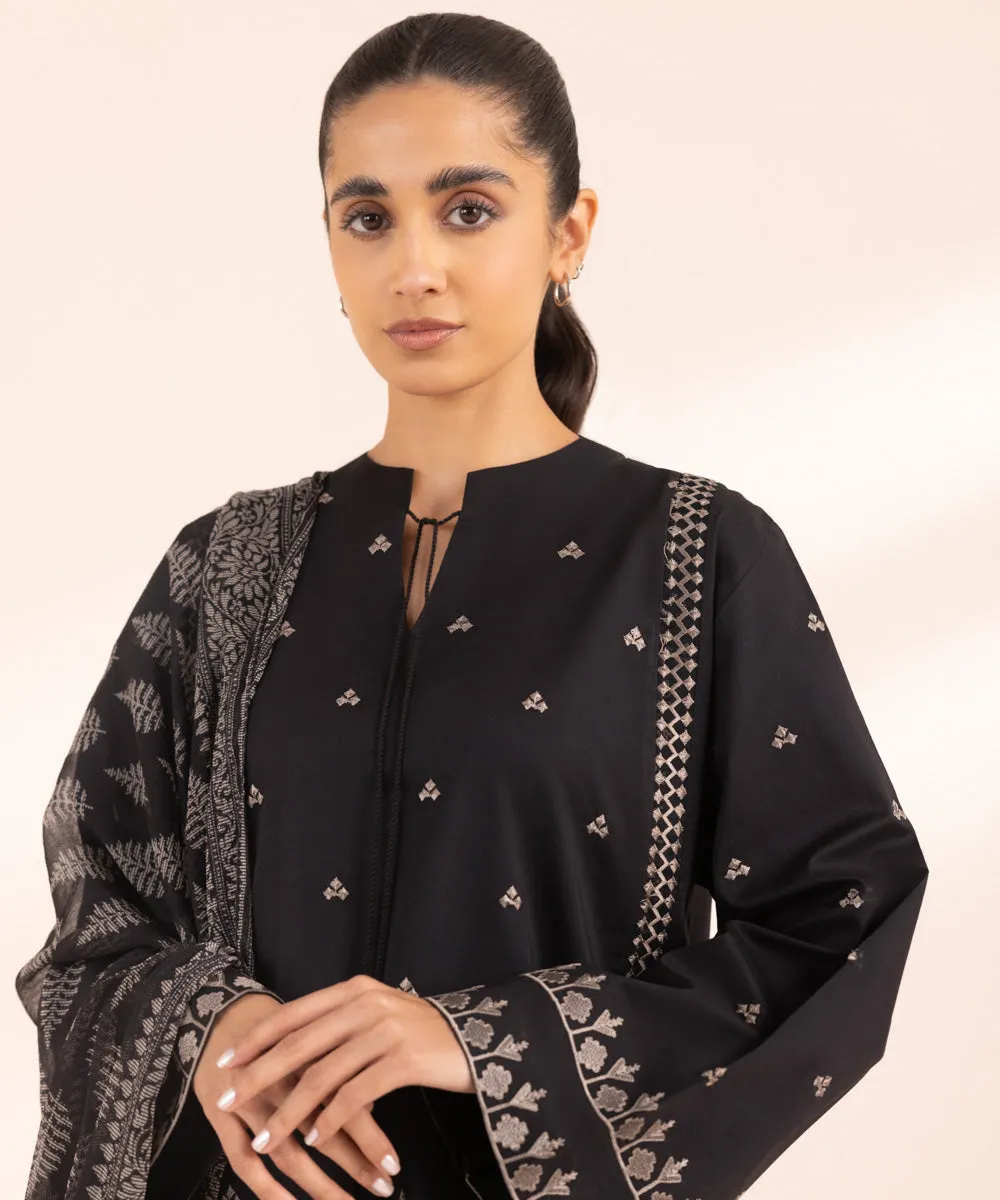 Monochrome '24-2 Piece - Embroidered Cambric Suit - 0U2Debw24V42