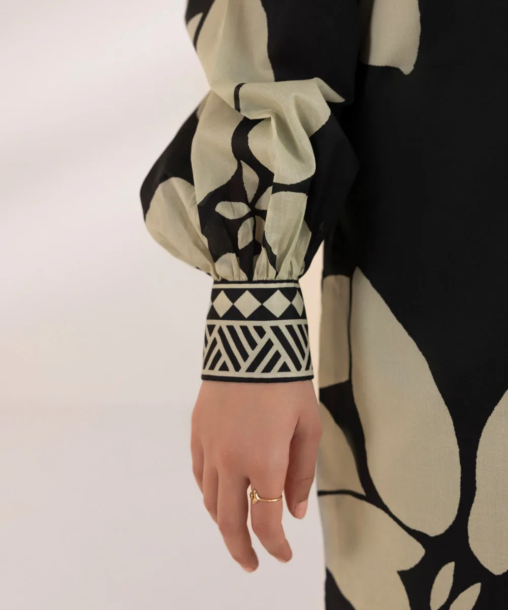 Monochrome '24-2 Piece - Printed Lawn Suit - 00U3Pbw24V45