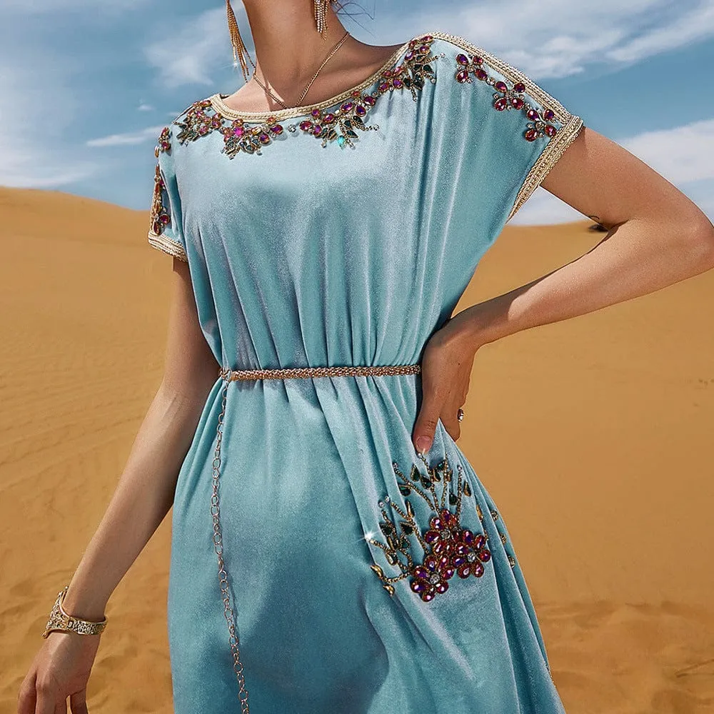 Moonlight Velvet Maxi Dress | Mandala