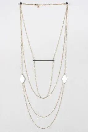 Multi Layer Bar Necklace