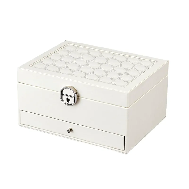 Multifunctional Multi-Layer Leather Jewelry Storage Case