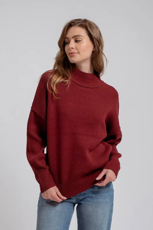 My Fave Mock Neck Sweater