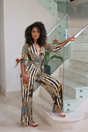 Nik Feeling Olive Jumpsuit