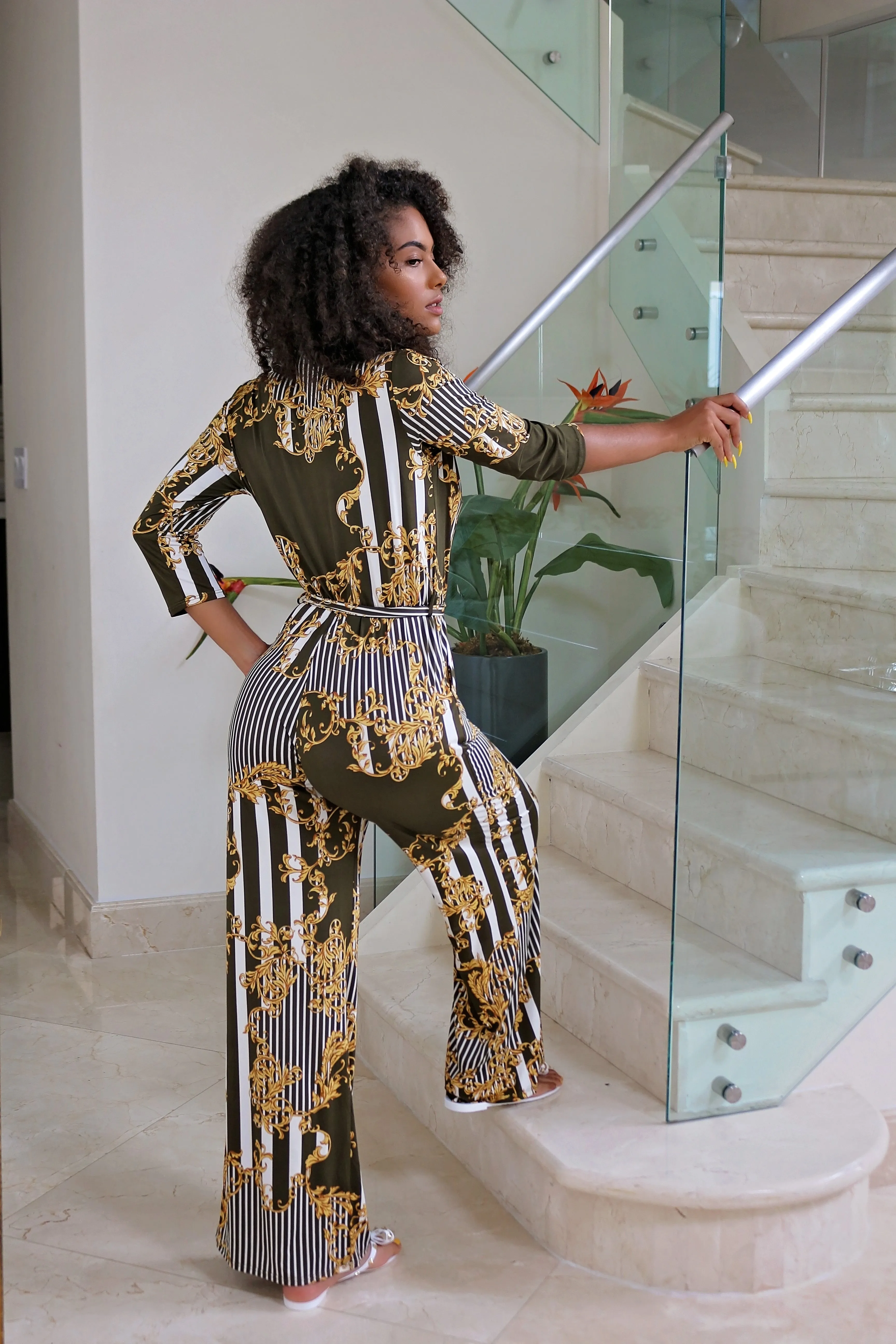 Nik Feeling Olive Jumpsuit