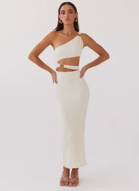 North Haven Maxi Dress - Ivory Wave
