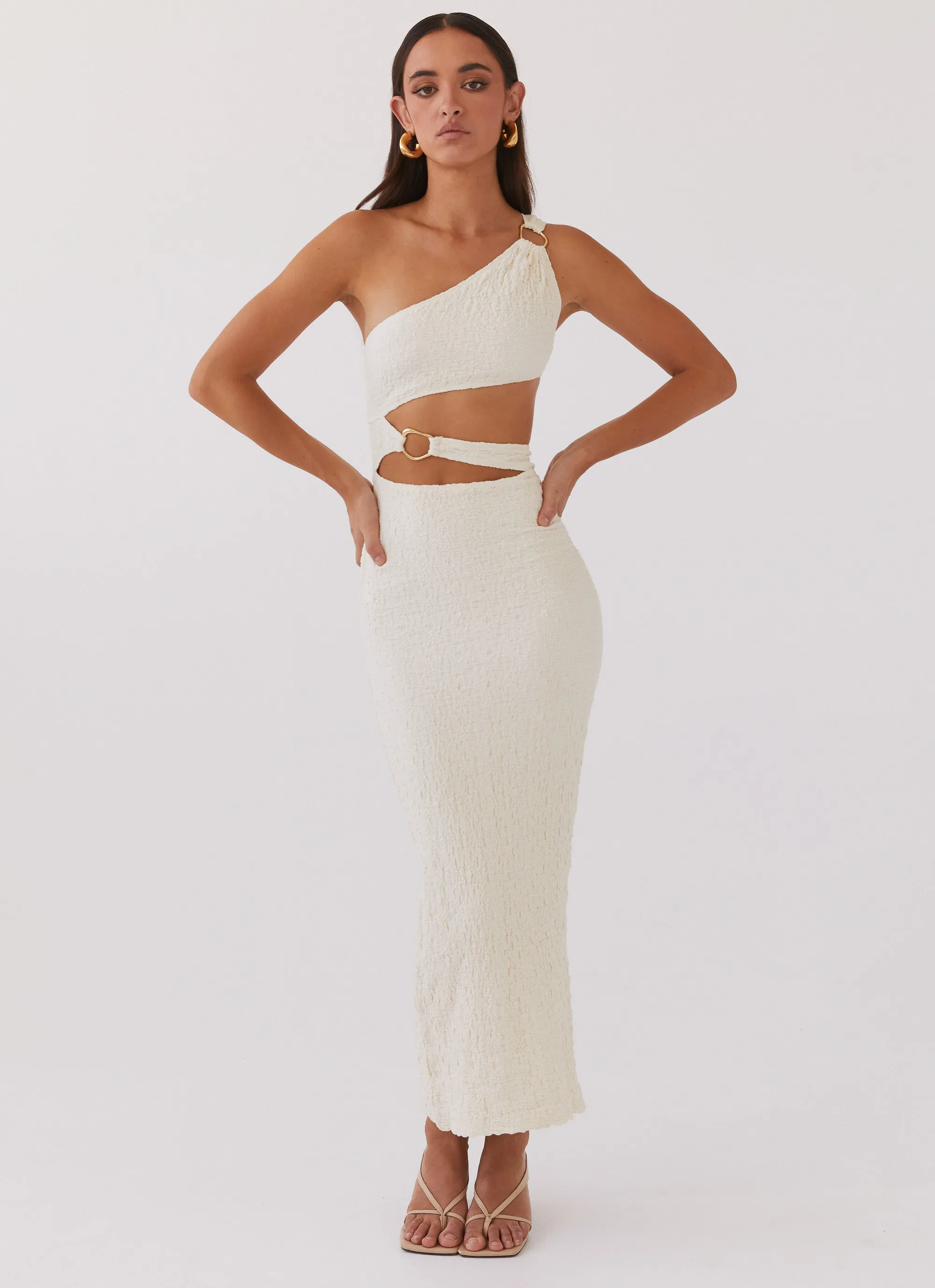 North Haven Maxi Dress - Ivory Wave