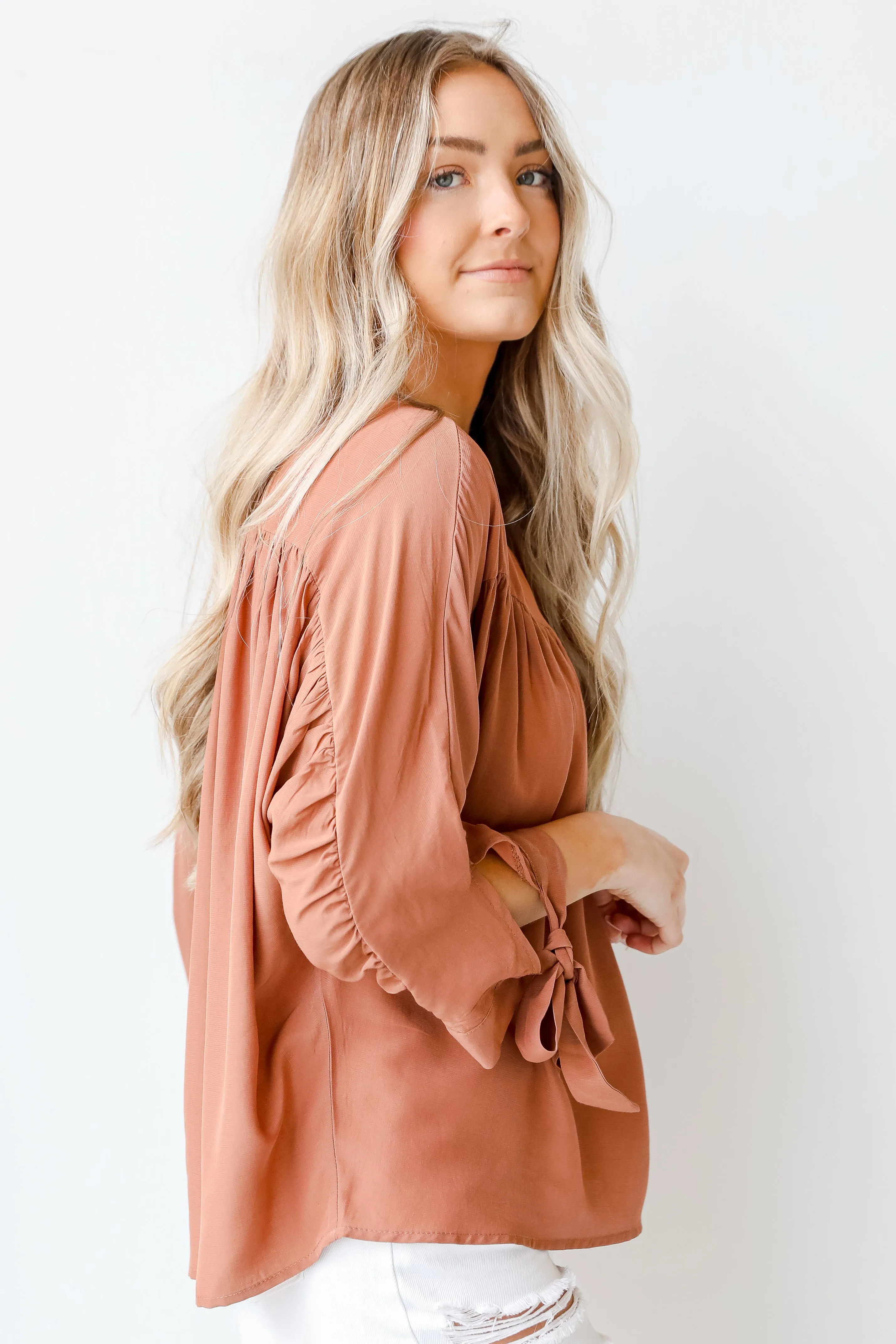 Not Just A Crush Babydoll Blouse
