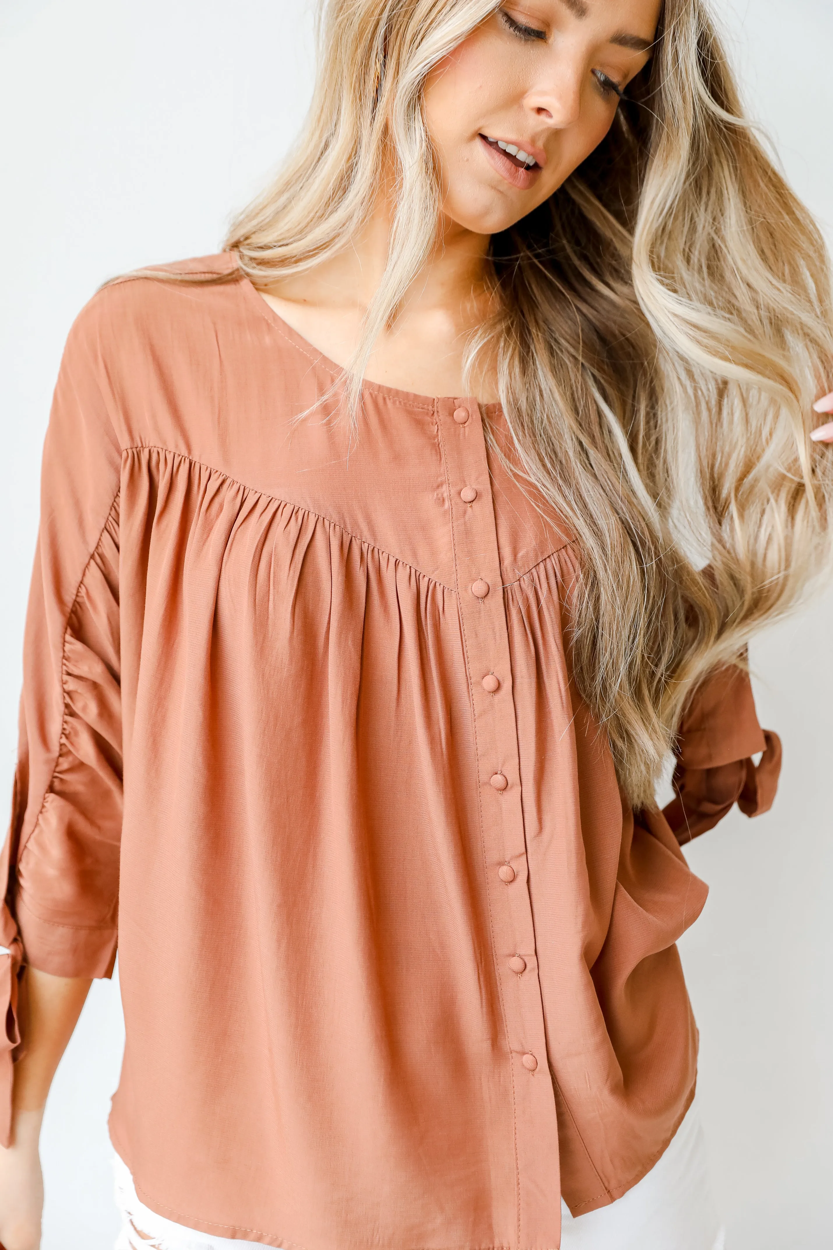 Not Just A Crush Babydoll Blouse