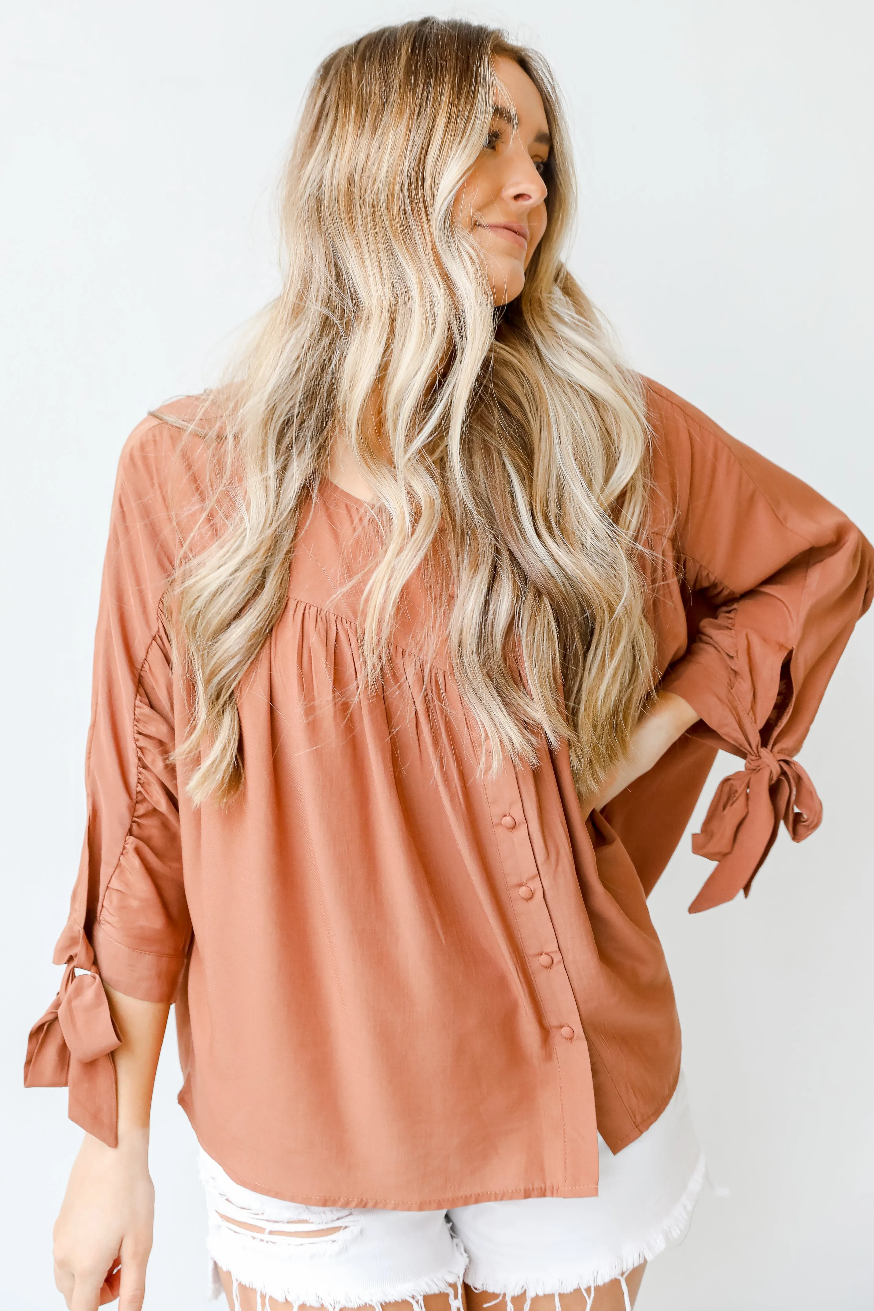 Not Just A Crush Babydoll Blouse