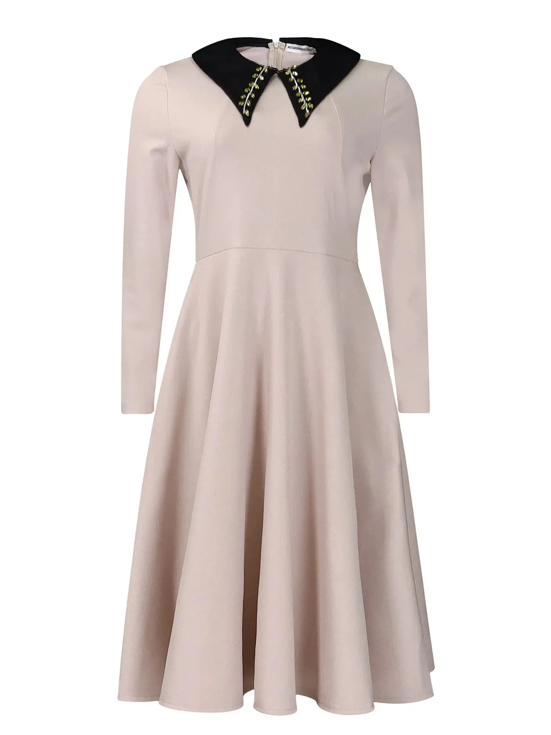 Office Wear Three-dimensional Mid-Calf Plus Size Dresses