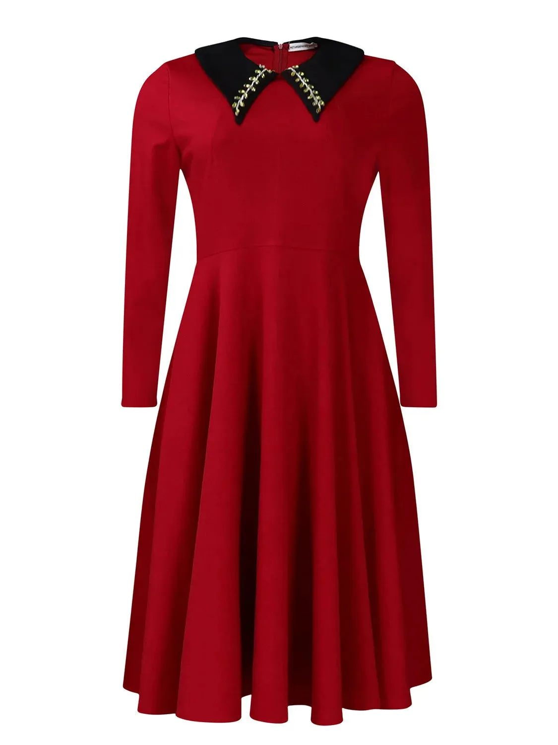Office Wear Three-dimensional Mid-Calf Plus Size Dresses