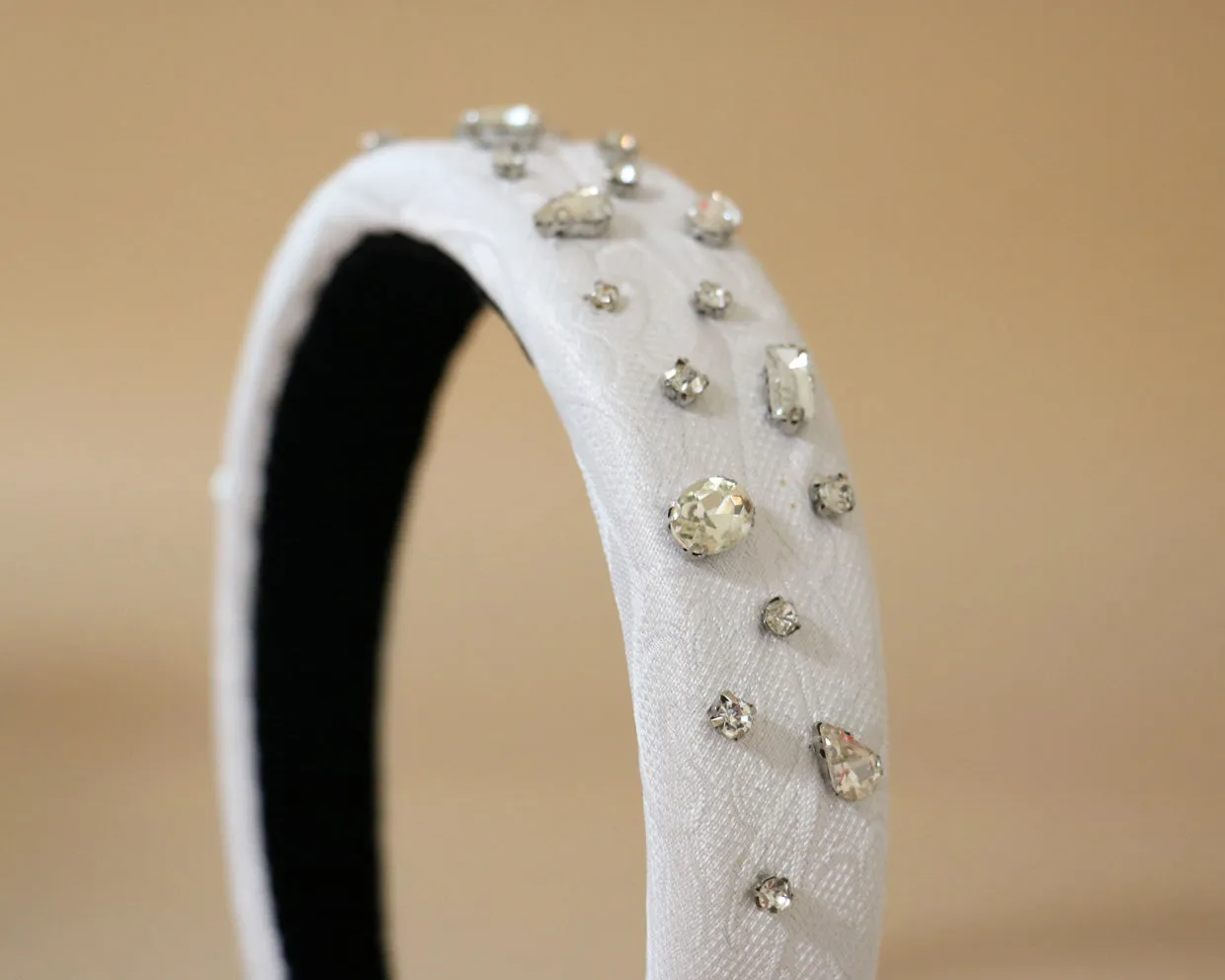 OG Headband Pure White Silver