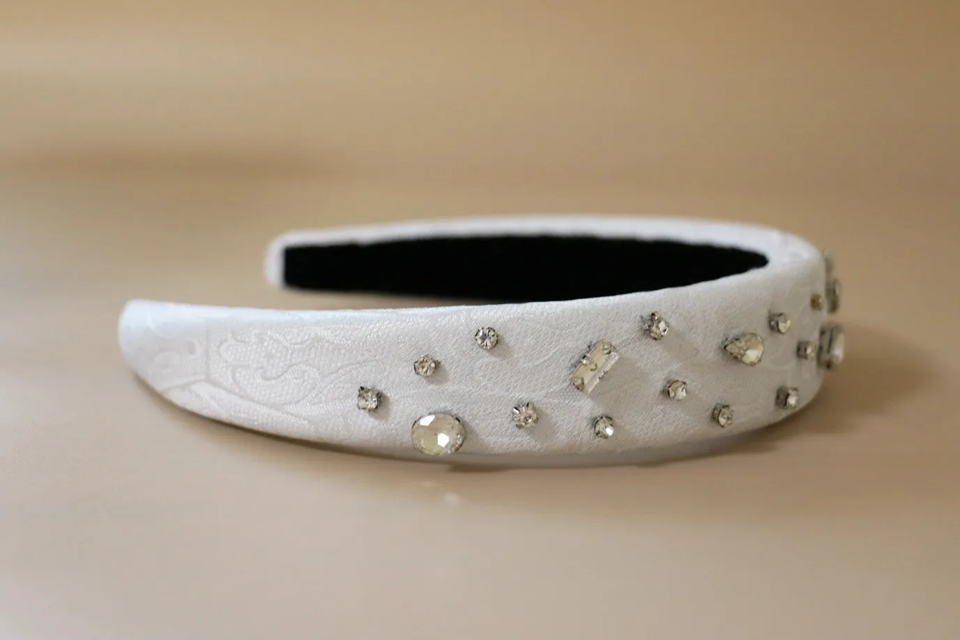 OG Headband Pure White Silver