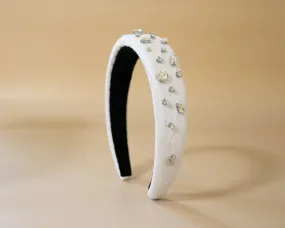 OG Headband Pure White Silver