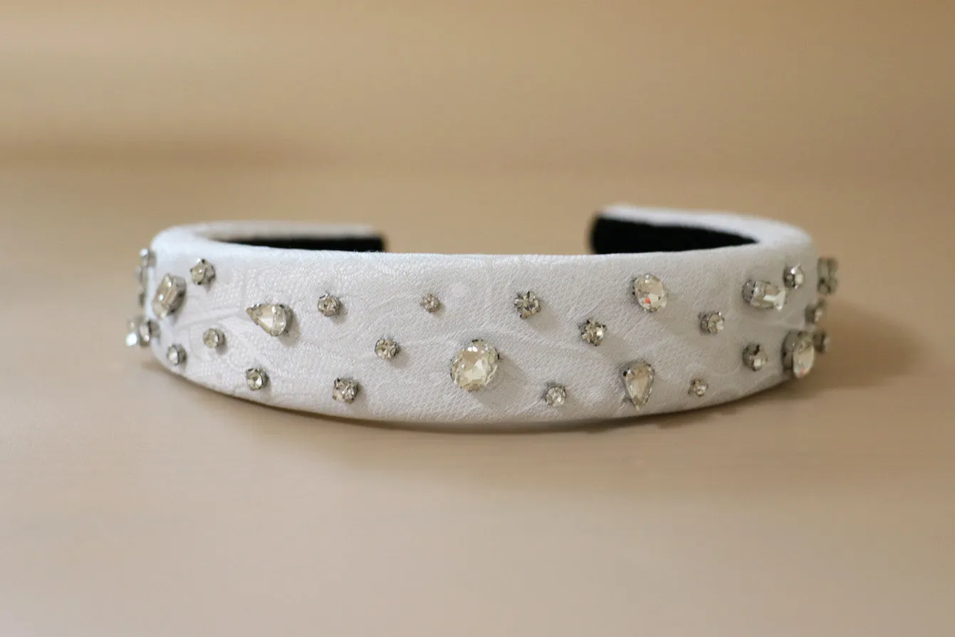 OG Headband Pure White Silver