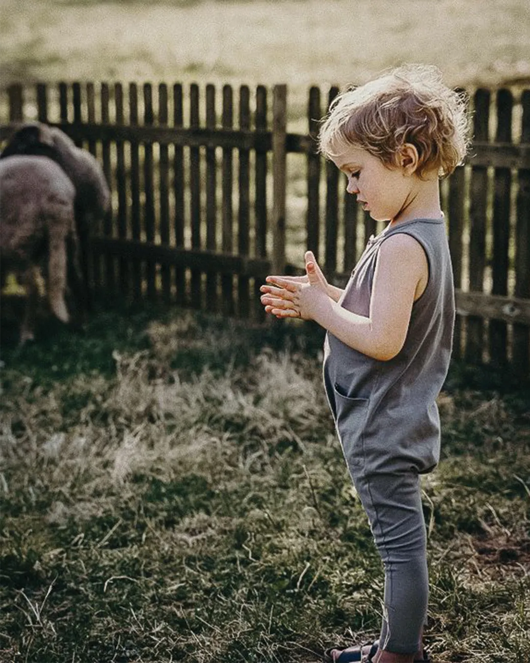 ONESIE THE SIMPLE FOLK LEAD GREY