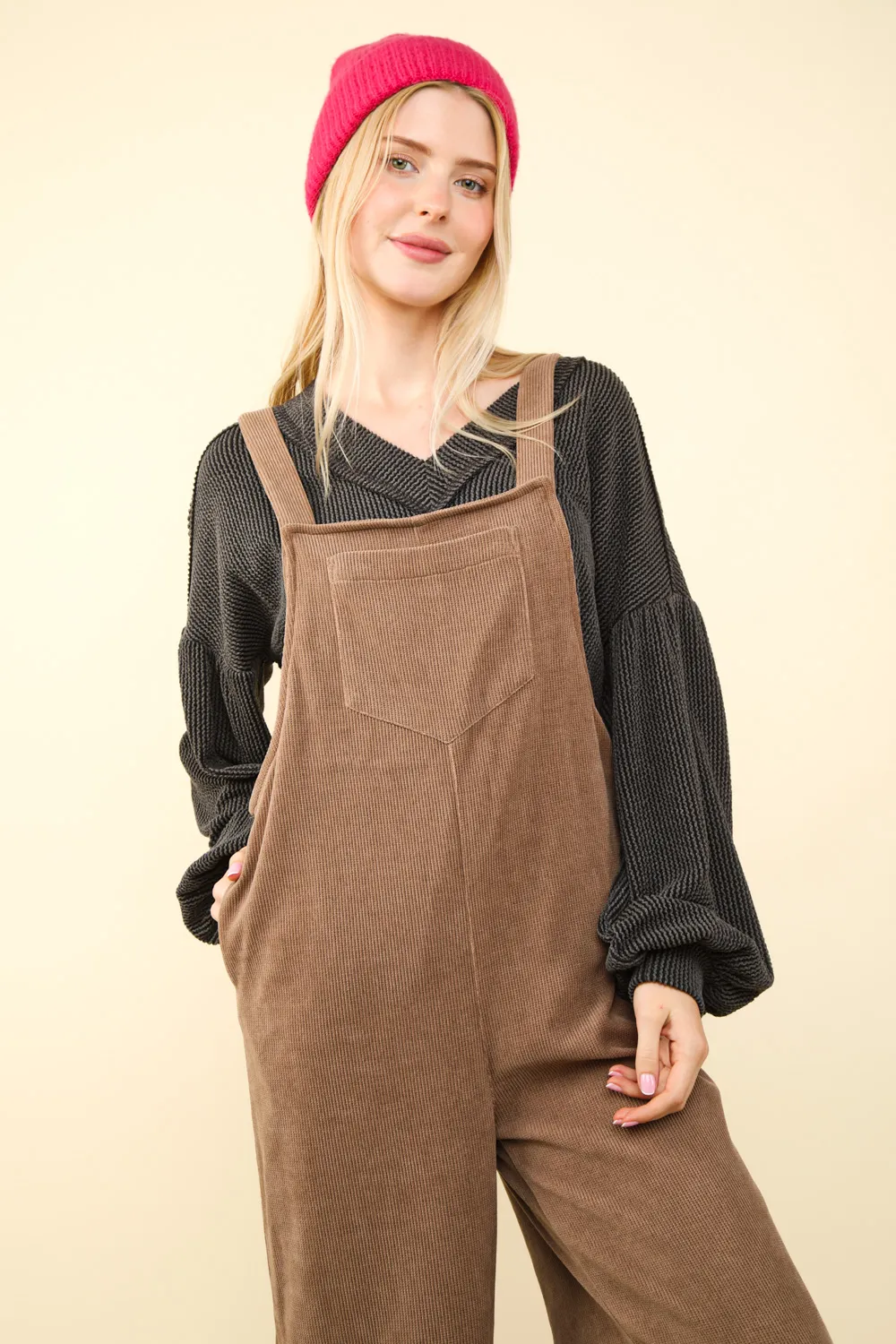 Overalls - Corduroy - Light Brown